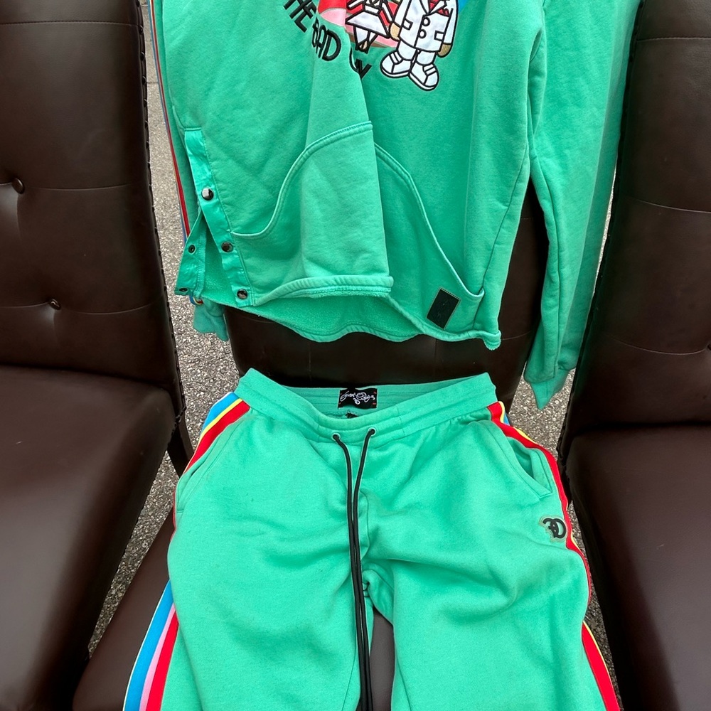 FROST BAD GUY FLEECE SET UP - mint Al Pacino